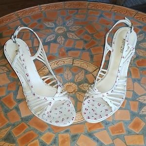 Kenzie Floral Print Heels - 8